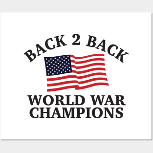 Back To Back Champs - 2 Posters and Art